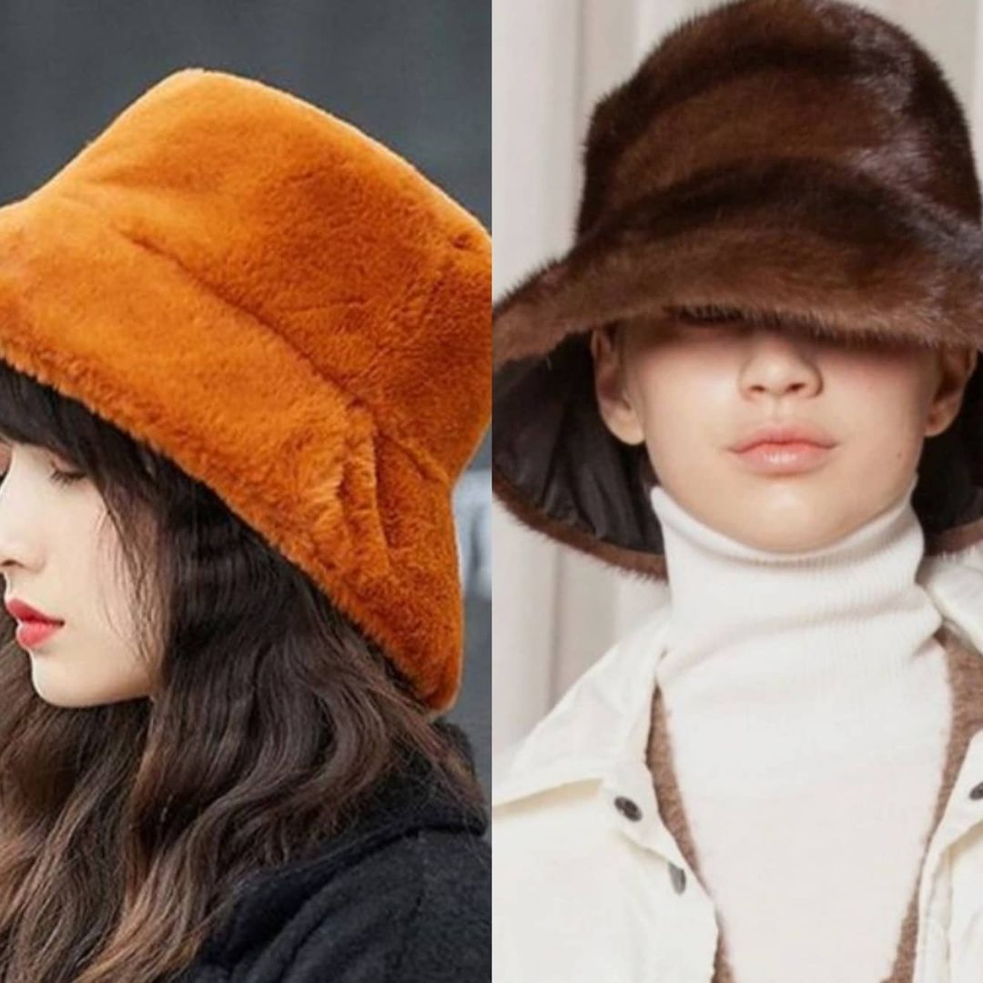 Кожаная кепка и капюшон с манишкой: стилист показала самые трендовые головные уборы на зиму