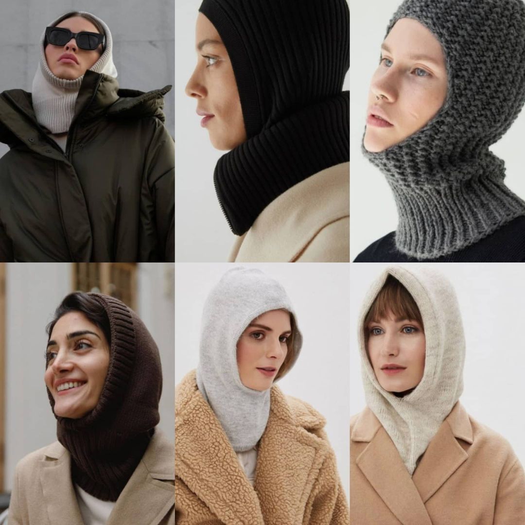 Кожаная кепка и капюшон с манишкой: стилист показала самые трендовые головные уборы на зиму
