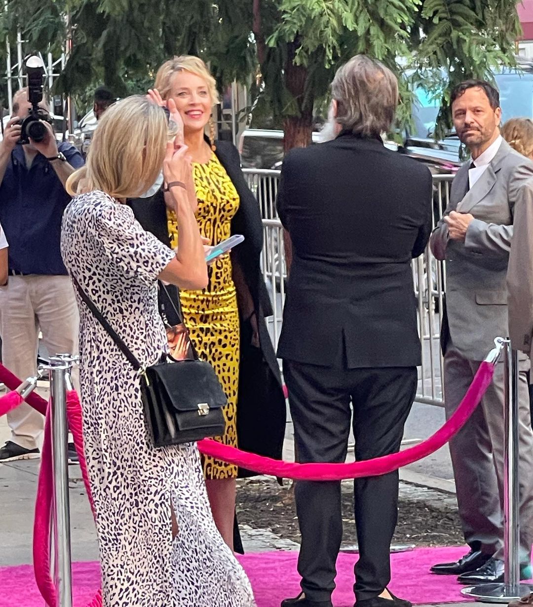 Як і раніше красуня: 63-річна Шерон Стоун в облягаючому платті з хижим принтом підірвала мережу