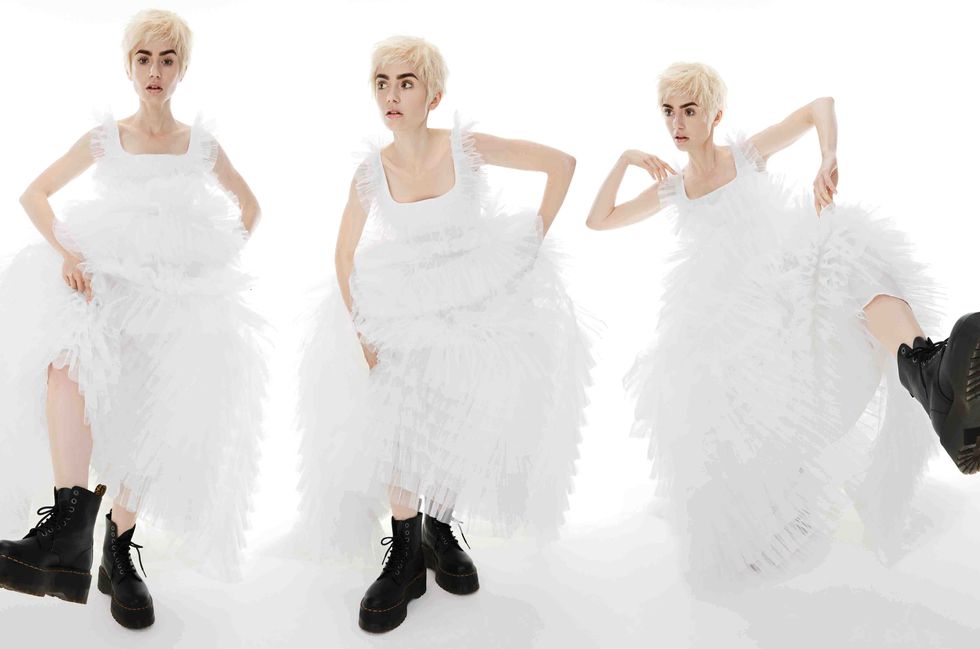 Зірка &quot;Емілі в Парижі&quot; Лілі Коллінз зачаровує красою в стильній і дорогій фотосесії