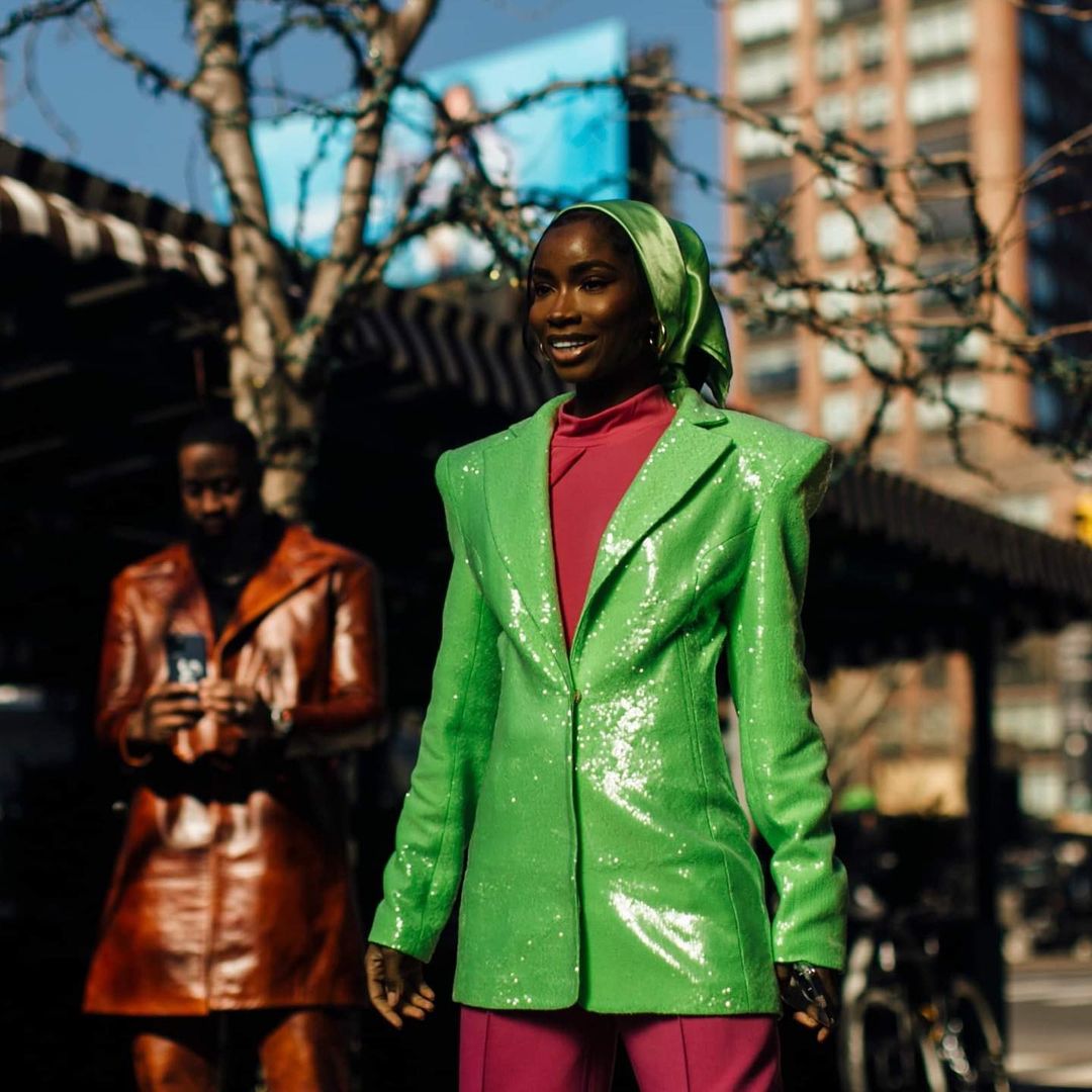 Лучший стритстайл на Неделе моды в Нью-Йорке осень-зима 2022