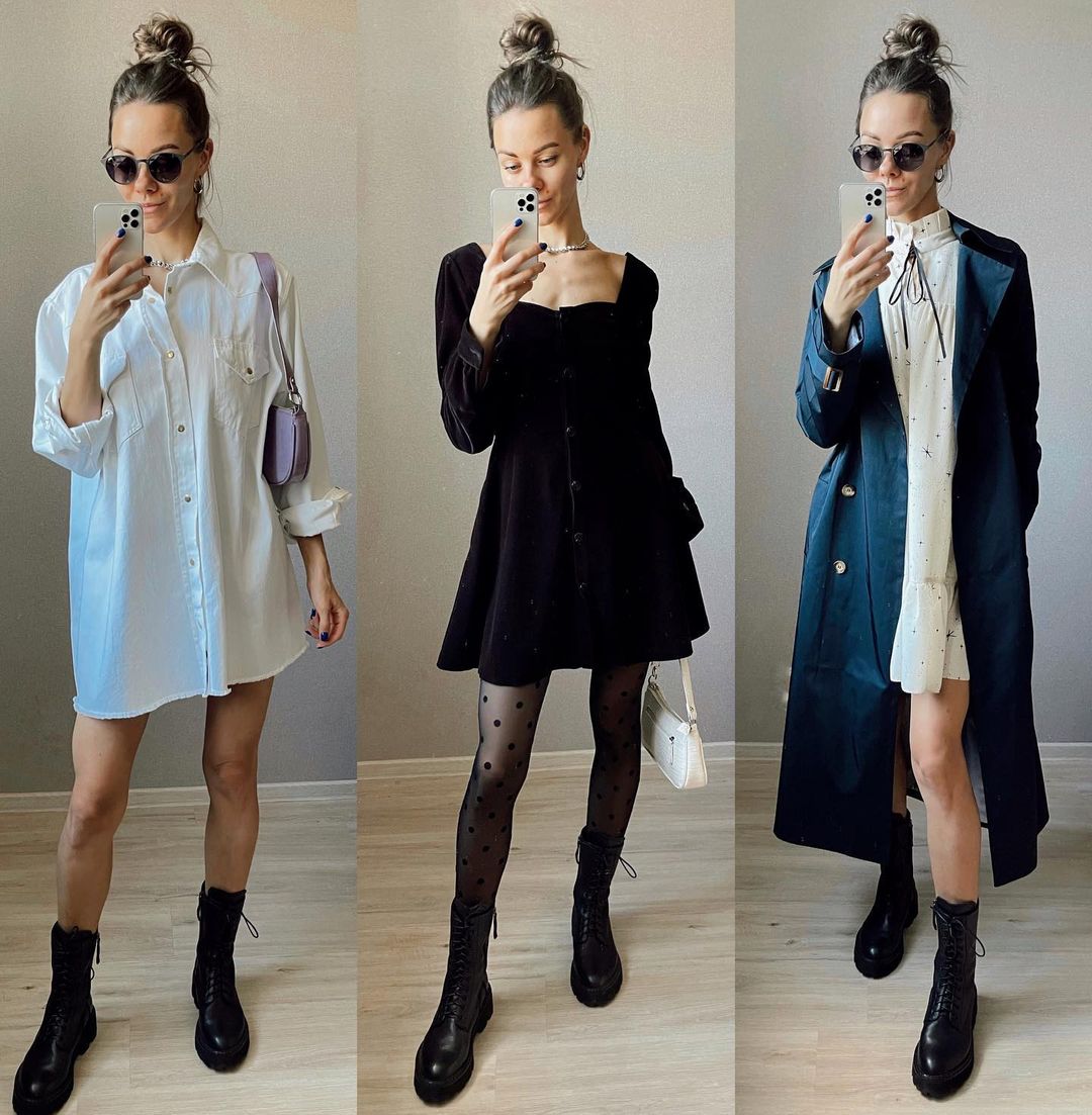 Топ кращих образів: стиліст показала, з чим носити грубі черевики восени