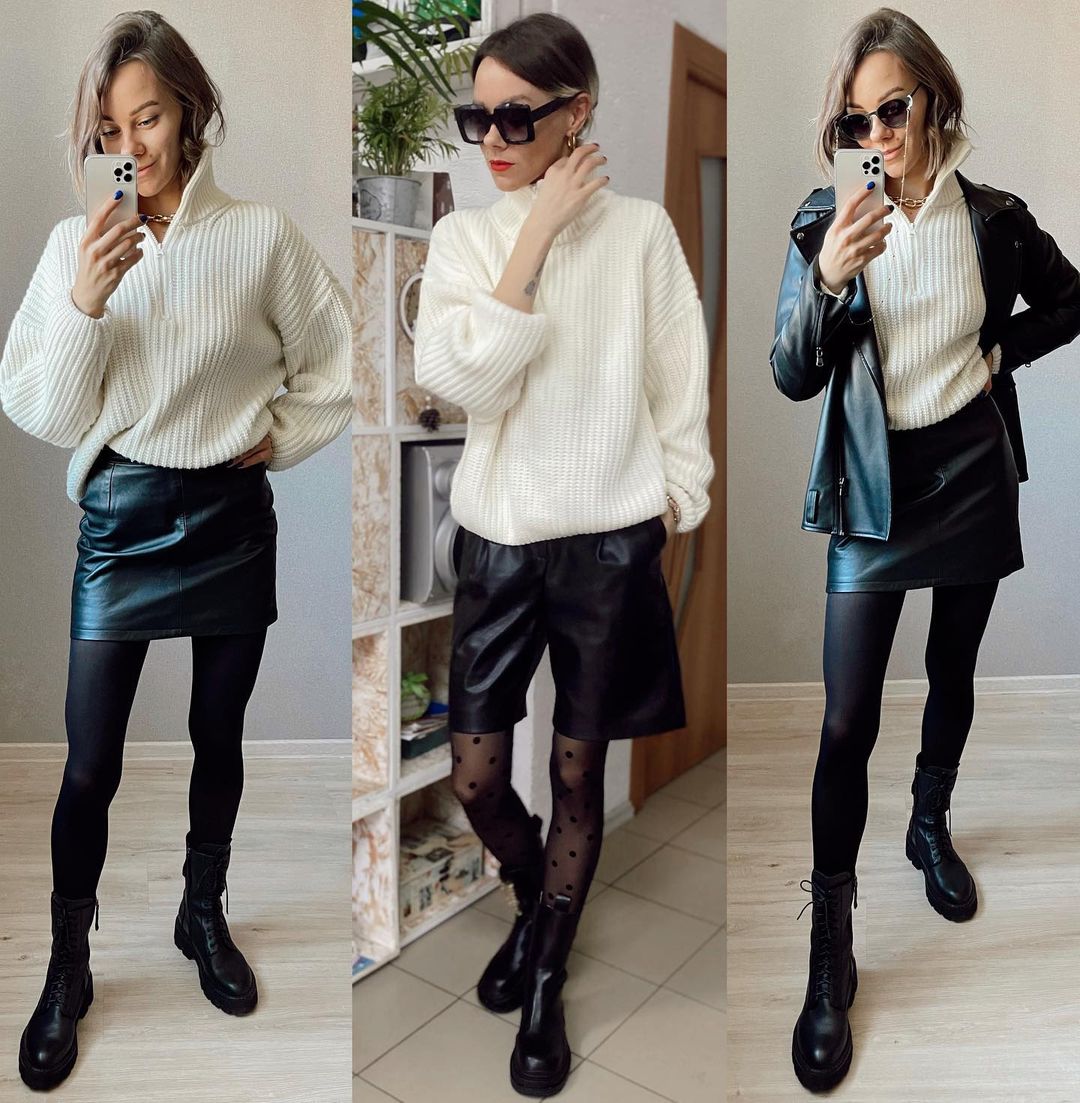 Топ кращих образів: стиліст показала, з чим носити грубі черевики восени