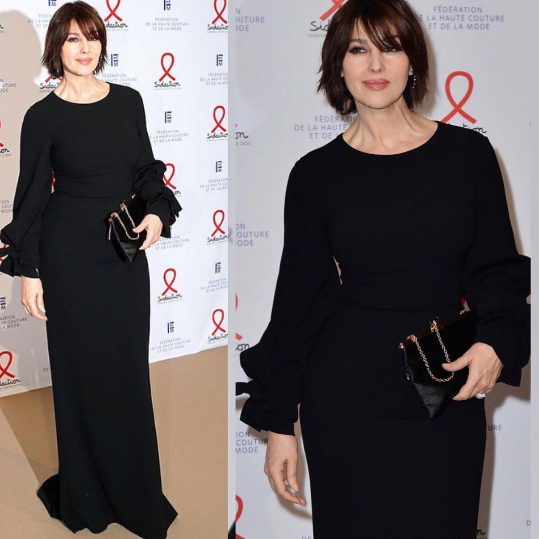 Безпрограшний варіант: 7 лаконічних образів total black на вихід від Моніки Беллуччі