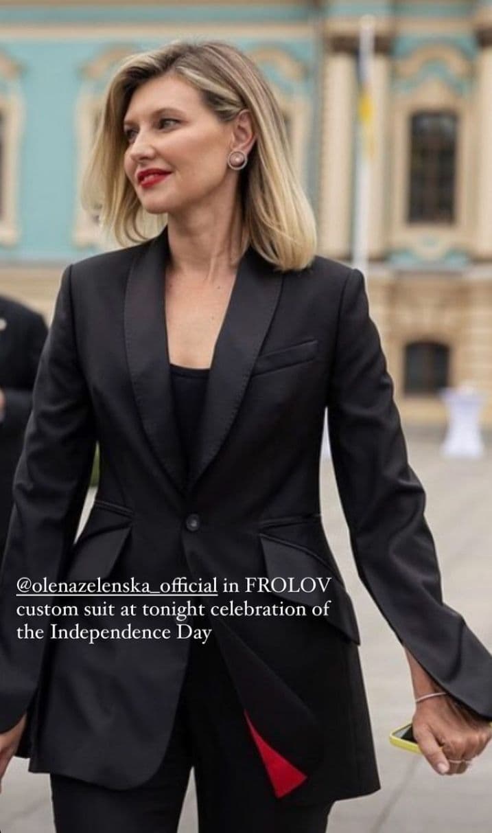 На контрасте: Елена Зеленская показала два безупречных образа на День независимости Украины