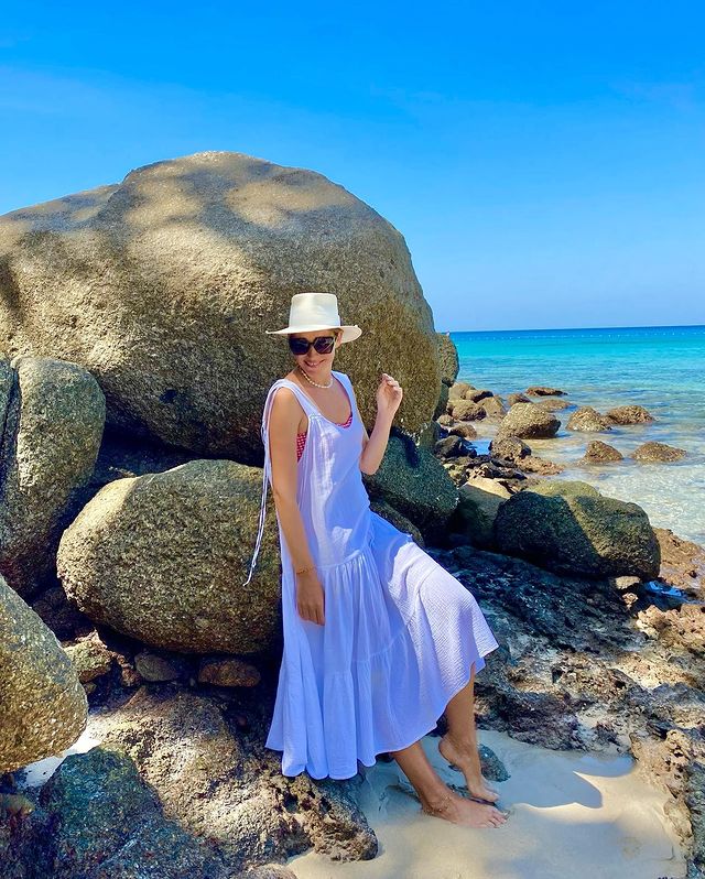 Яхта, сапсерфінг і зустріч з тигром: Осадча і Горбунов з сином показали розваги в Таїланді