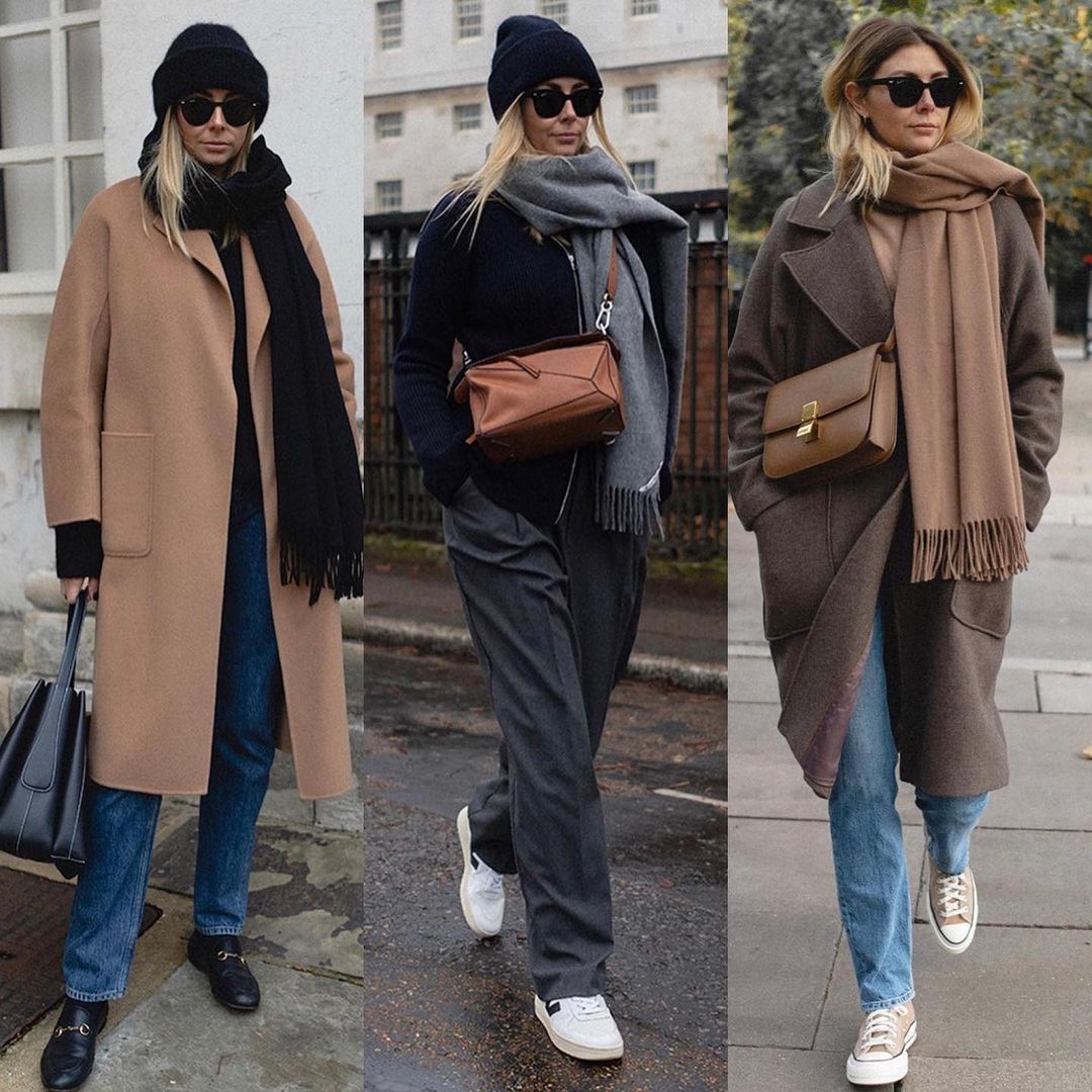 Яскраві кольори, величезний розмір: стиліст показала, як носити шарф цієї осені