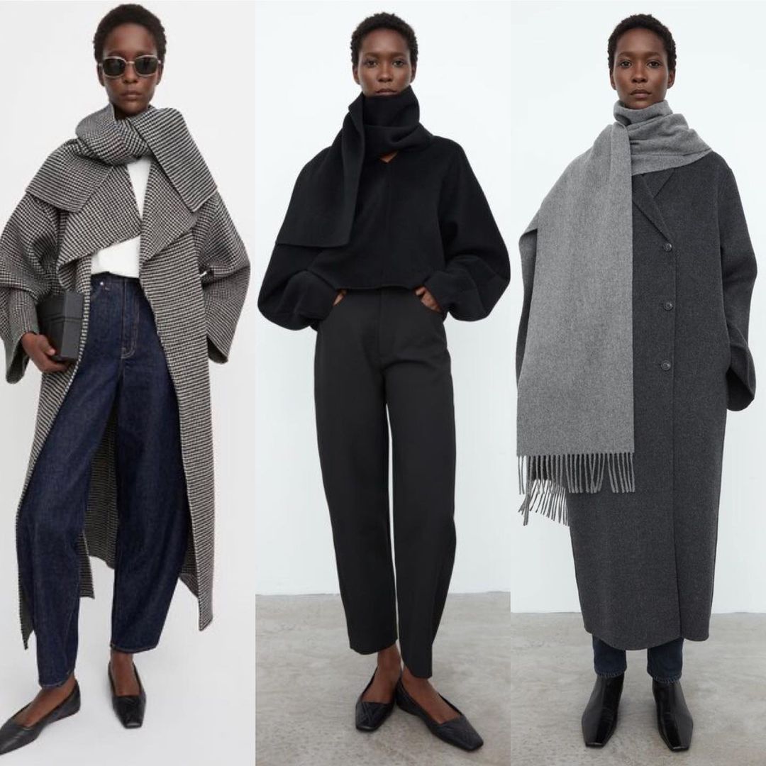 Яскраві кольори, величезний розмір: стиліст показала, як носити шарф цієї осені