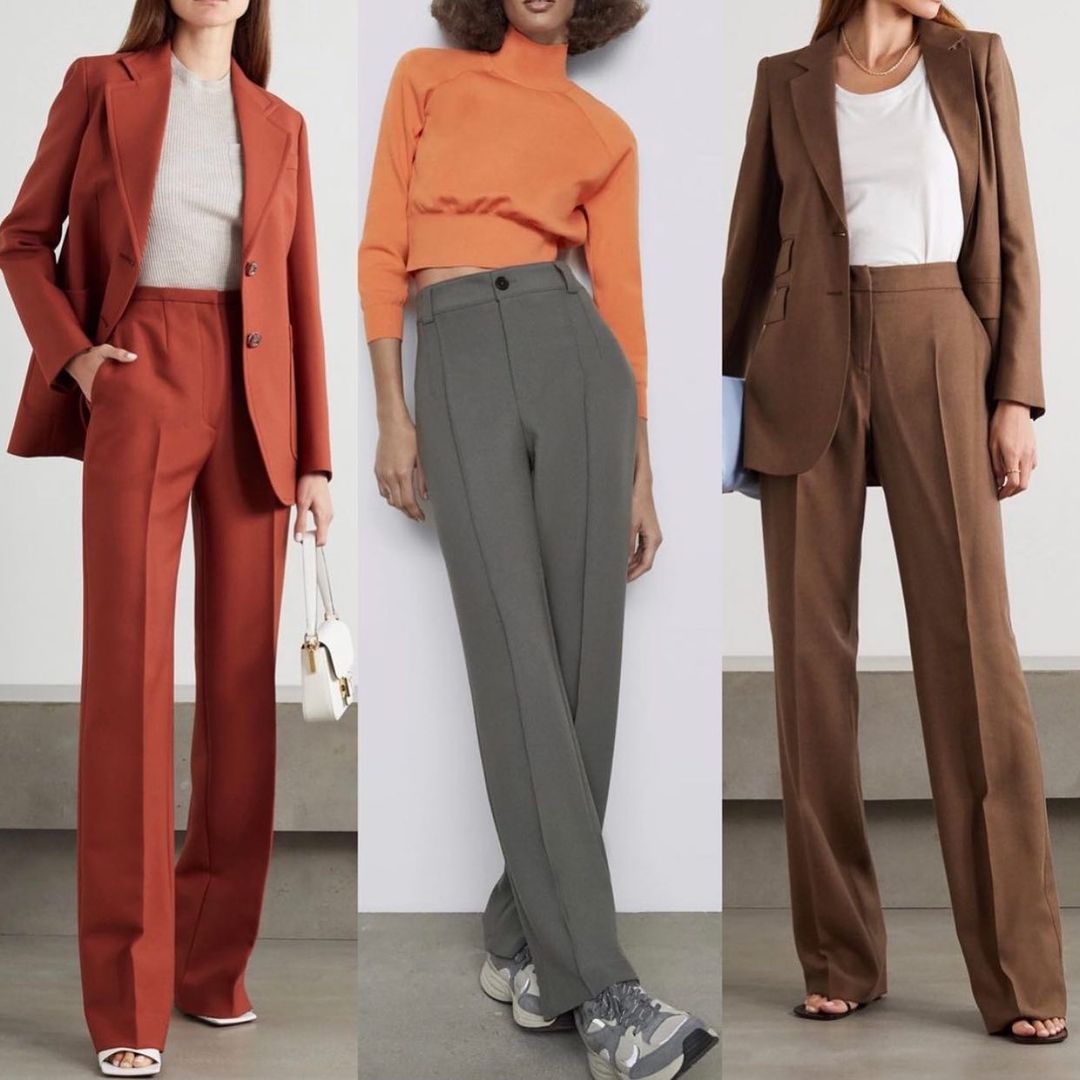 Палаццо и бананы: стилист показала, какие брюки покупать на осень 2021