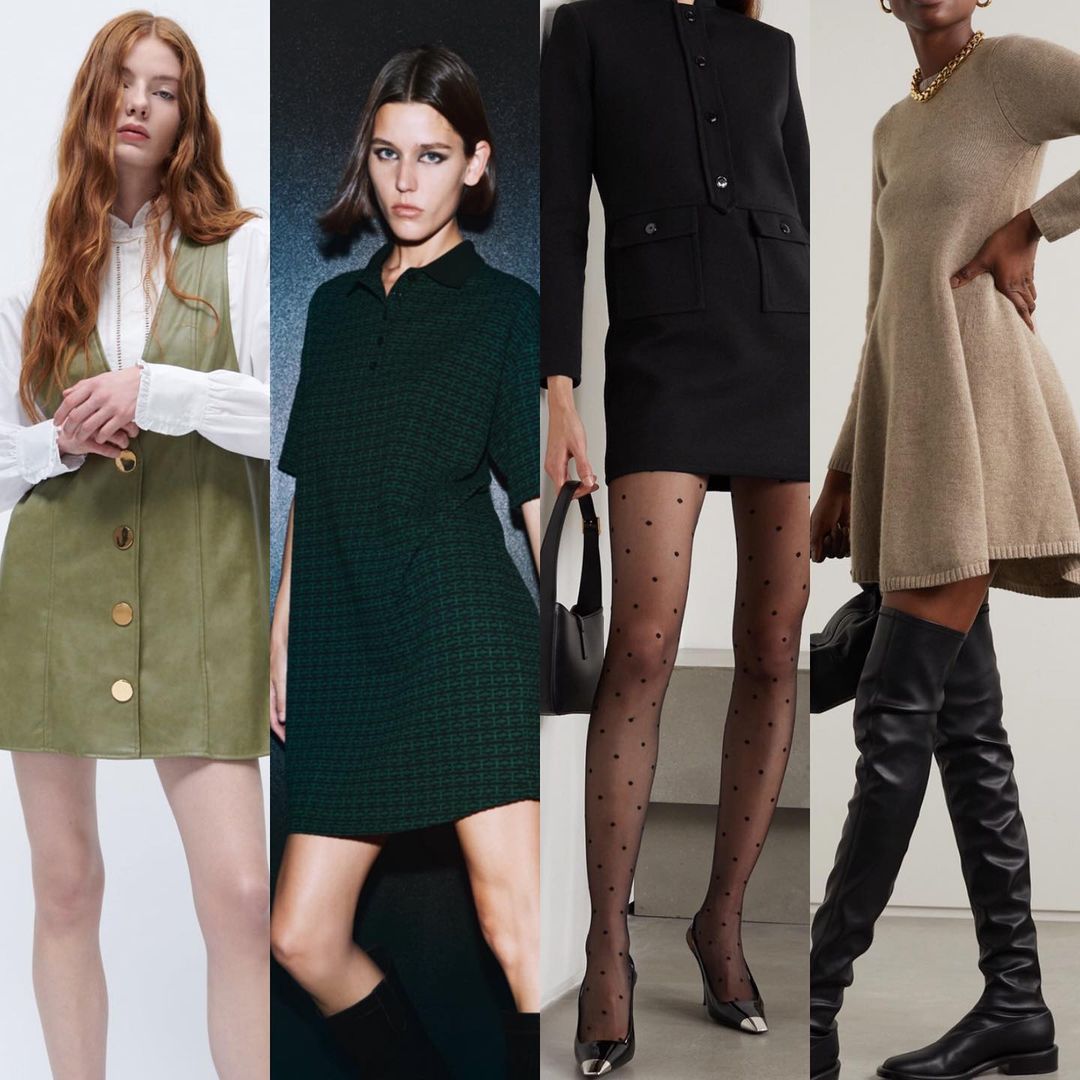 Тренд на мини: стилист показала топ-5 самых удобных платьев для холодного сезона