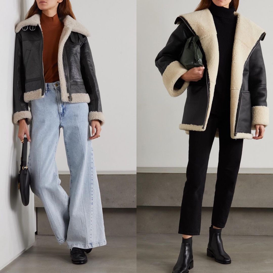 Лучшая альтернатива чебурашкам: стилист показала, какие дубленки в тренде этой зимой