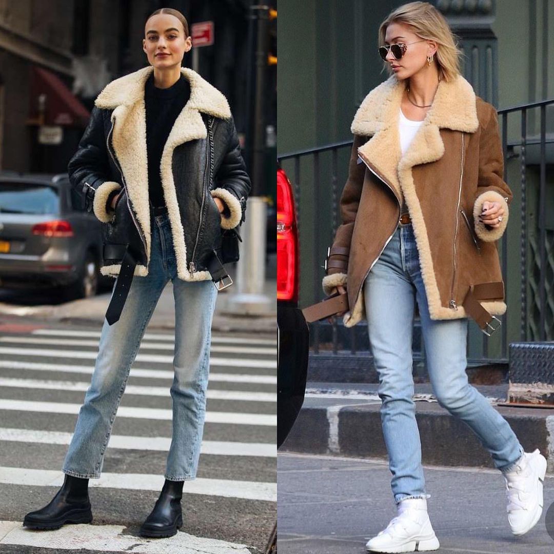 Лучшая альтернатива чебурашкам: стилист показала, какие дубленки в тренде этой зимой