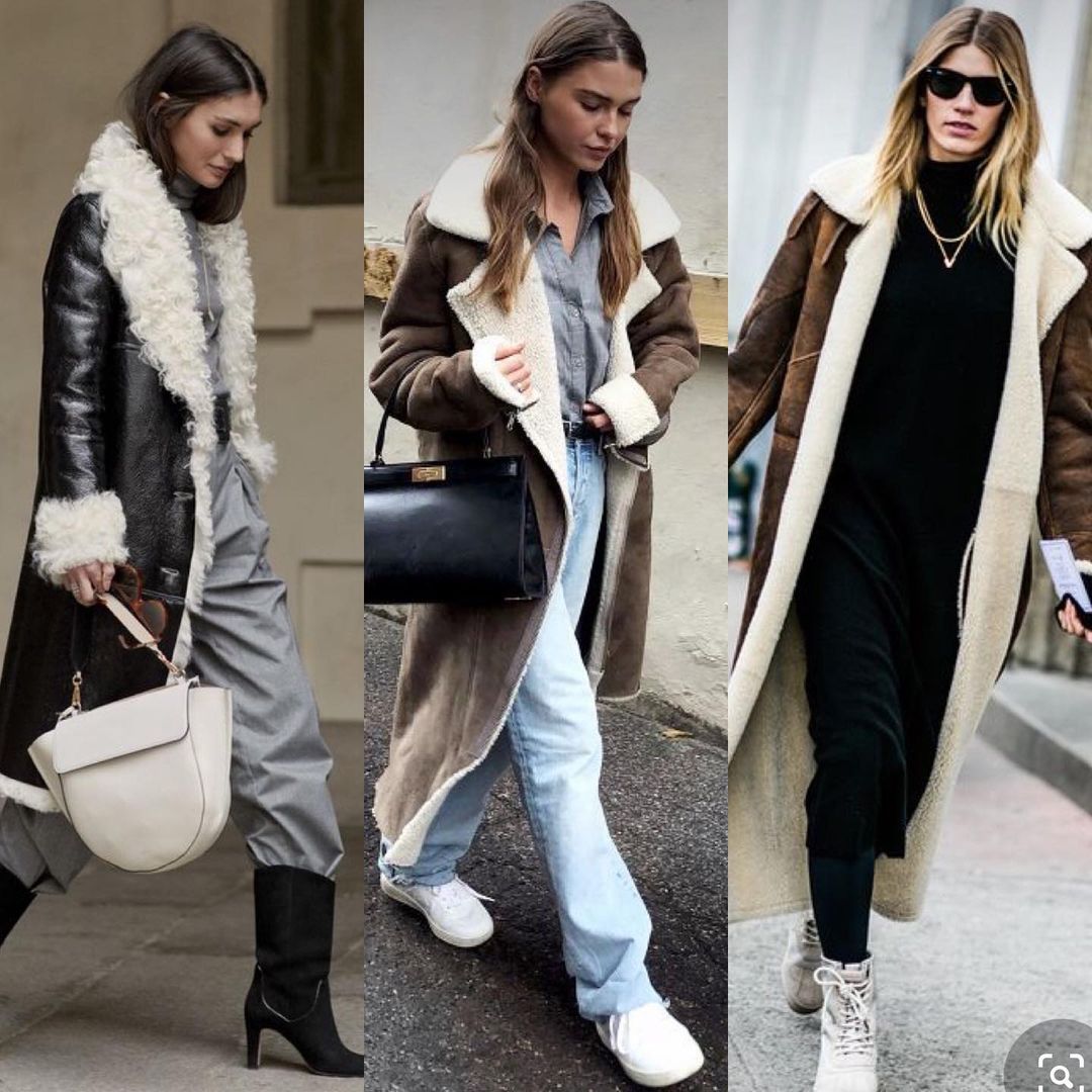 Лучшая альтернатива чебурашкам: стилист показала, какие дубленки в тренде этой зимой