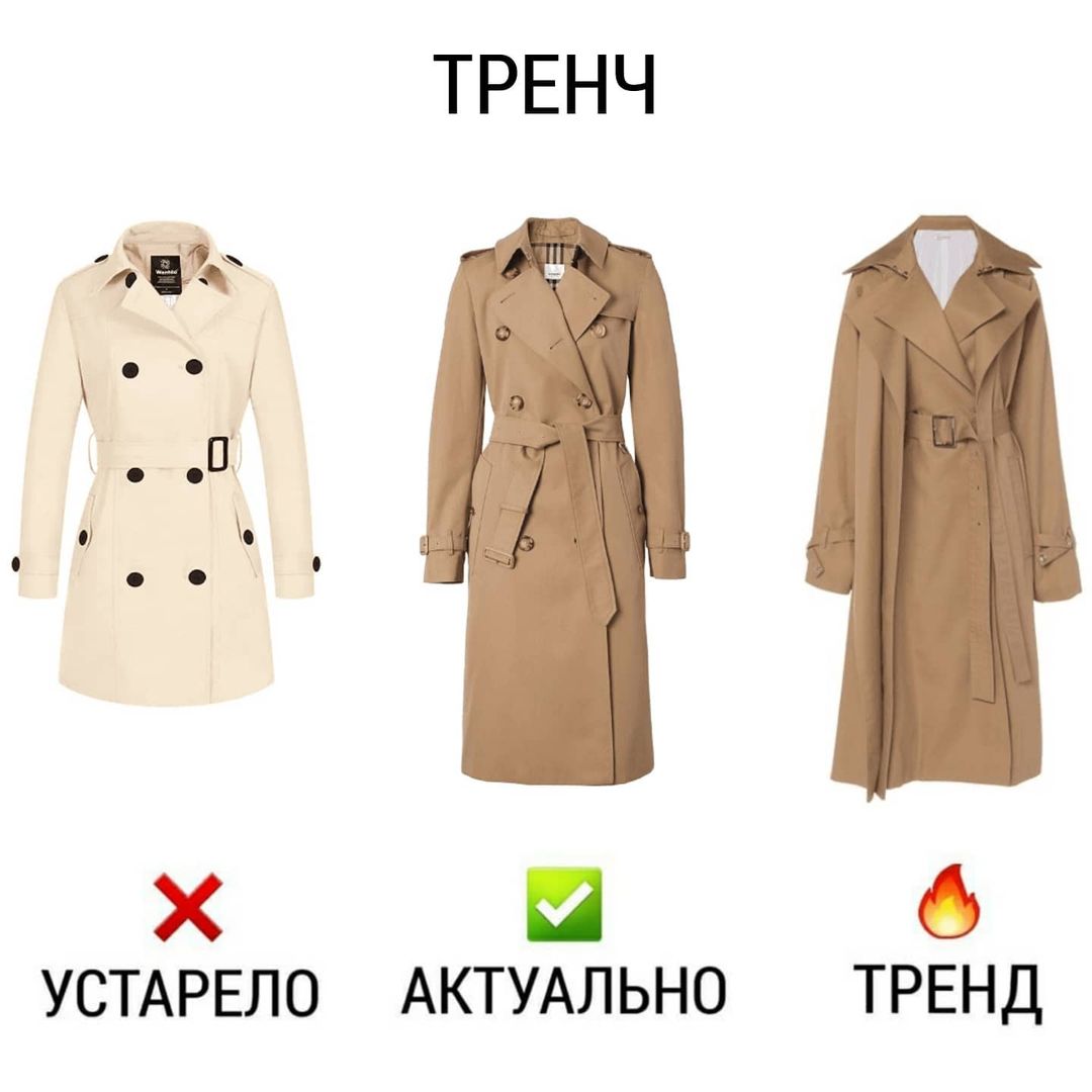 Что устарело, а что тренд: стилист показала, как отличить модную вещь на осень 2021