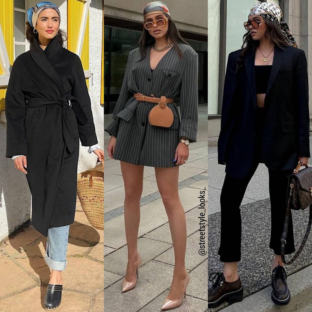 Зі шкірянкою і сукнею: стиліст показала, з чим носити косинку восени 2021