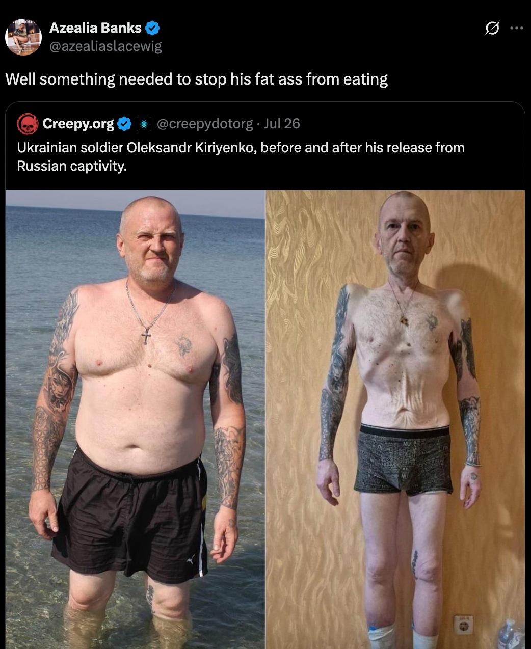 Украинский морпех ответил рэперше, которая высмеяла его внешний вид после плена (видео)