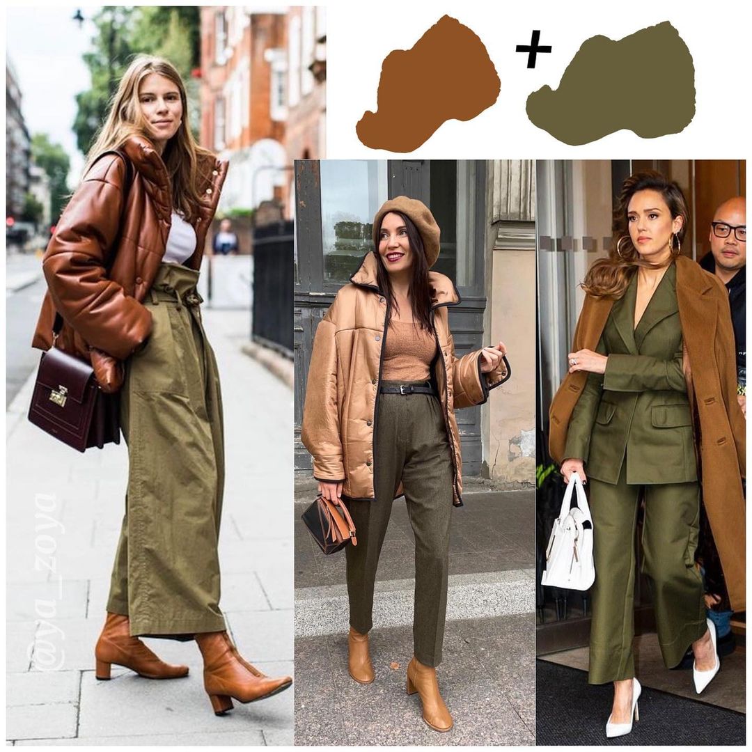 Гармоничные сочетания: стилист показала, как носить коричневый этой осенью