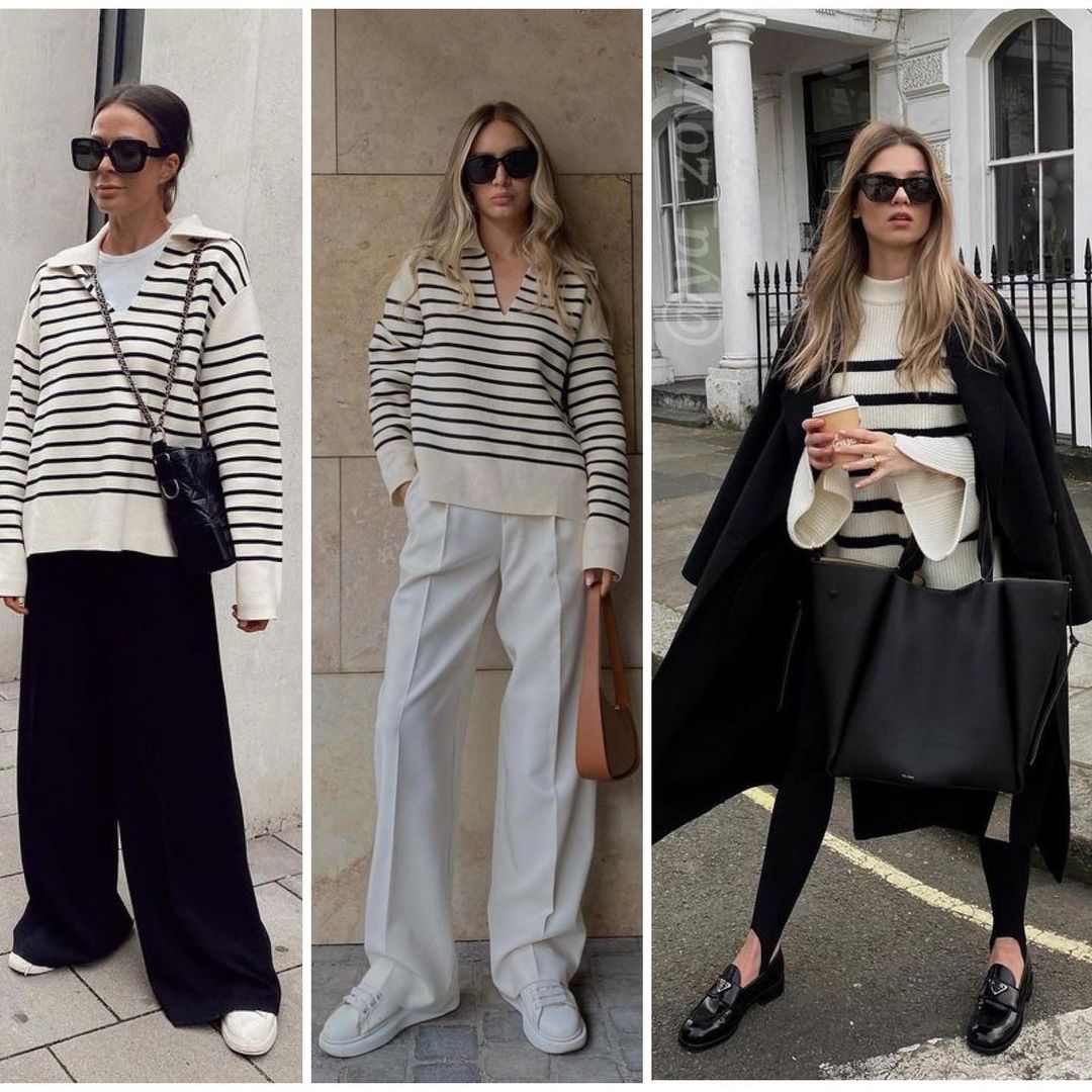 Врятує будь-який образ: стиліст показала, як носити смужку цієї осені