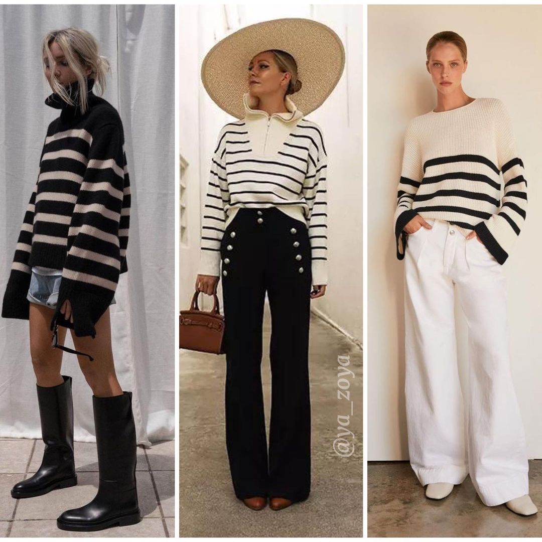 Врятує будь-який образ: стиліст показала, як носити смужку цієї осені