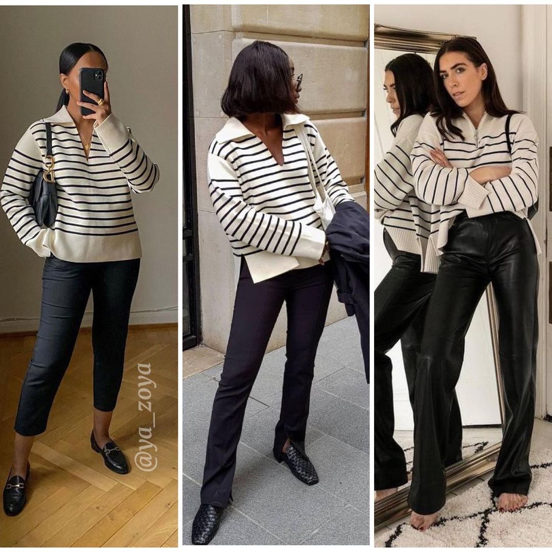 Врятує будь-який образ: стиліст показала, як носити смужку цієї осені